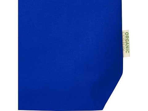 Orissa эко-сумка из органического материала GOTS, плотностью 270 г/м² - Ярко-синий - рис 4.