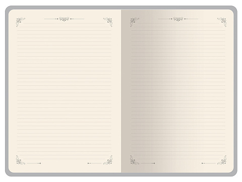 Ежедневник недатированный А4 Royal, зеленый с бронзовым срезом - рис 6.