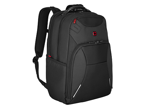 Рюкзак WENGER Cosmic 17, чёрный, переработанный ПЭТ/ПВХ/полиэстер, 34 x 23 x 49 см, 30 л - рис 2.