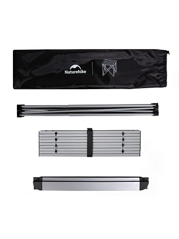 Стол Yamami L03 складной, серый - рис 7.