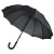Зонт-трость Lui, черный - миниатюра