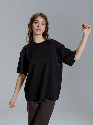 Футболка оверсайз Kangas, черная - рис 11.