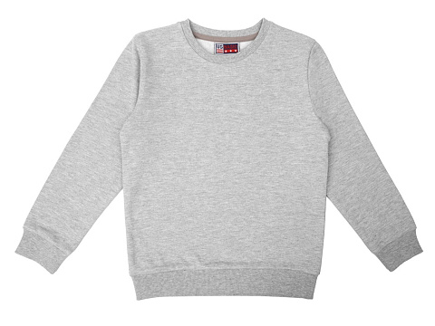 Свитшот Motion детская_10, серый меланж - рис 4.