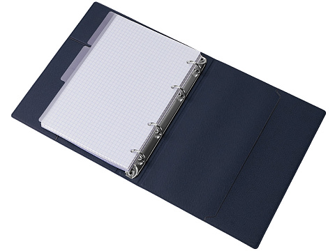 Блокнот на кольцах Favor, темно-синий - рис 8.