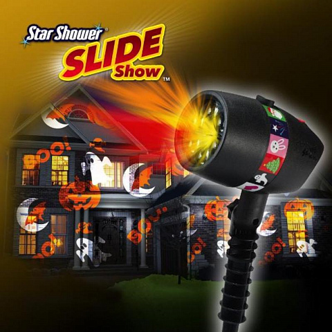 Лазерный проектор star shower slide show - рис 4.