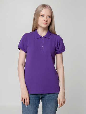 Рубашка поло женская Virma Lady, фиолетовая - рис 6.