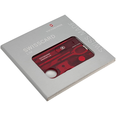 Набор инструментов SwissCard Lite, красный - рис 6.
