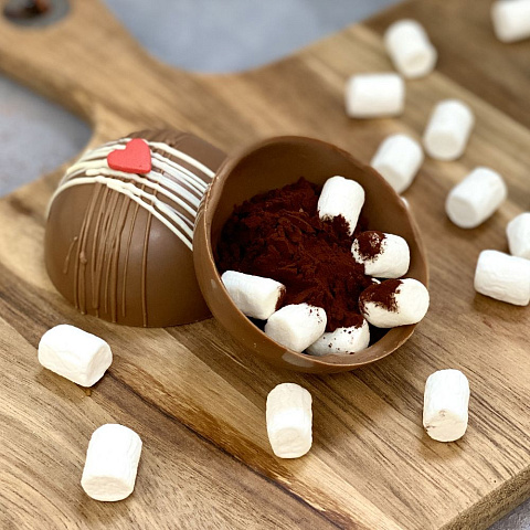 Шоколадная бомбочка «Молочный шоколад» - рис 4.