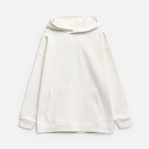 Худи оверсайз унисекс Snuggie, молочно-белое