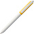 Ручка шариковая Hint Special, белая с желтым - миниатюра - рис 4.