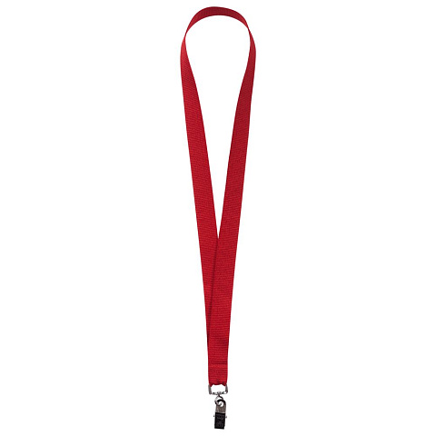 Лента для бейджа Neckband, красная - рис 2.