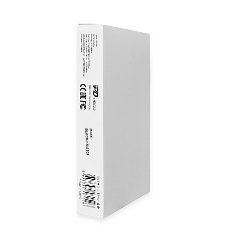Внешний аккумулятор Kris soft touch, 10000mAh (Белый) - рис 9.