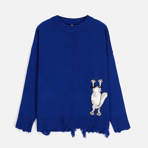 Джемпер Sharpick, темно-синий (кобальт) - рис 3.