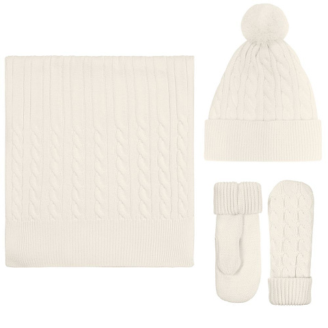 Варежки Heat Trick, белые (молочные) - рис 4.