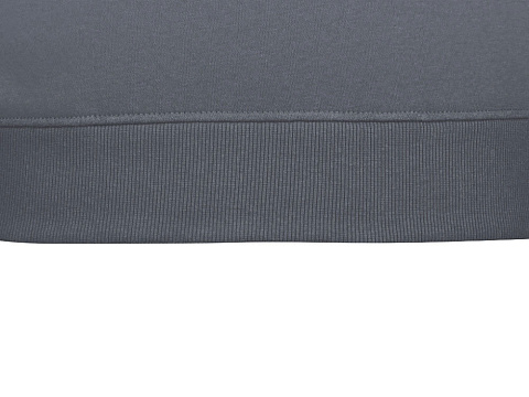 Толстовка с капюшоном оверсайз Lisbon унисекс, темно-серый - рис 15.