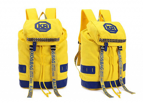 KAUKKO Удобный городской рюкзак (желтый) - рис 2.