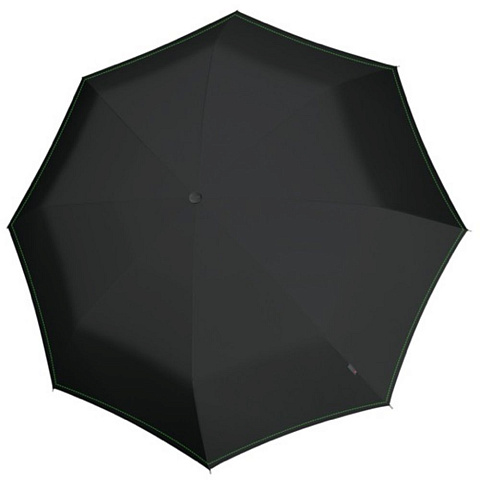 Зонт-трость U.900, черный с неоново-зеленым - рис 2.