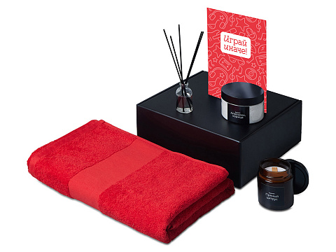 Подарочный набор Re:y. Care с полотенцем, солью для ванны и диффузором - рис 2.