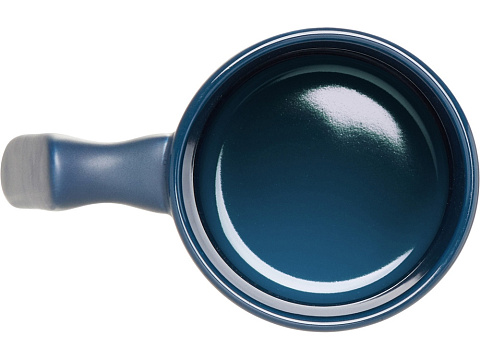Кружка матовая с прямой ручкой Axio, 360 мл, темно-синий - рис 5.