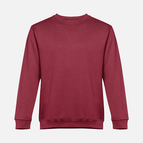 Свитшот унисекс Delta, бордовый