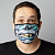 Защитная маска с принтом Зомби - миниатюра