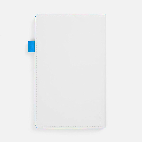 Ежедневник White Shall, недатированный, бело-голубой - рис 3.