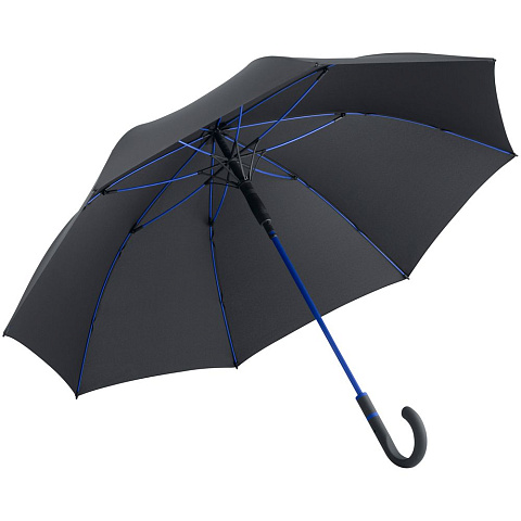 Зонт-трость с цветными спицами Color Style, ярко-синий - рис 2.