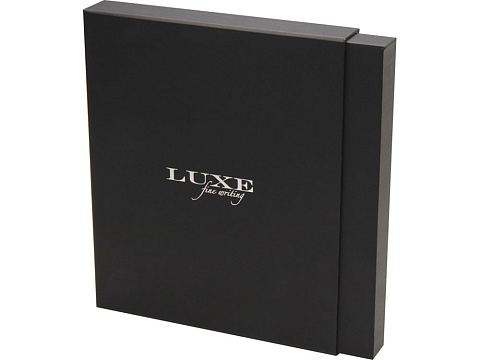 Набор Legato Elegance из блокнота формата А5 в твердой обложке и ручки-роллера, белый/белый - рис 6.