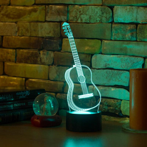 3D лампа Гитара - рис 5.
