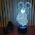 3D светильник Олимпийский мишка - миниатюра - рис 5.