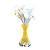 Светодиодные цветы в вазе - миниатюра