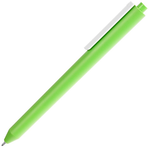 Ручка шариковая Pigra P03 Mat, светло-зеленая с белым - рис 4.