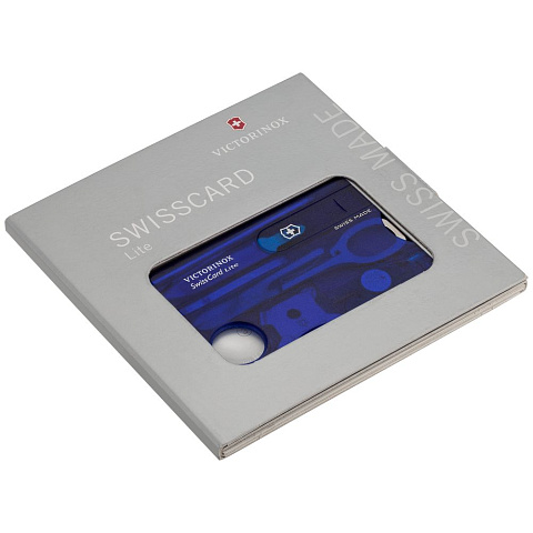 Набор инструментов SwissCard Lite, синий - рис 6.