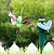 Порхающая колибри на солнечной батарее - миниатюра