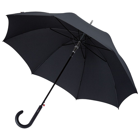 Зонт-трость E.703, черный - рис 2.