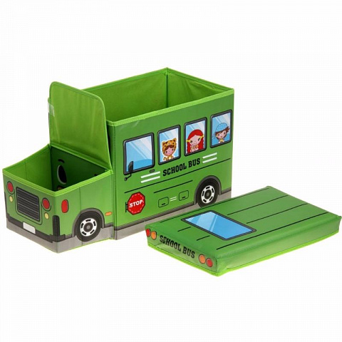 Короб для игрушек и мелочей School Bus - рис 3.