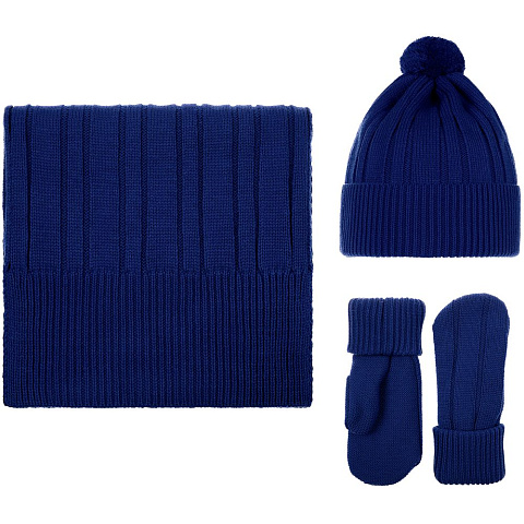 Набор Knit Beat, темно-синий - рис 4.