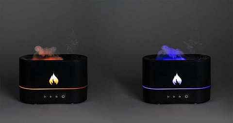 Увлажнитель-ароматизатор с имитацией пламени Fuego, черный - рис 15.