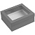 Коробка Teaser с окном, серая - миниатюра - рис 3.