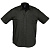 Рубашка мужская с коротким рукавом Brisbane, черная - миниатюра - рис 2.