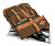 KAUKKO мужской рюкзак (коричневый) - миниатюра - рис 14.