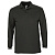 Рубашка поло мужская с длинным рукавом Winter II 210 черная - миниатюра