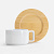 Чайная пара Stave, белая - миниатюра - рис 3.