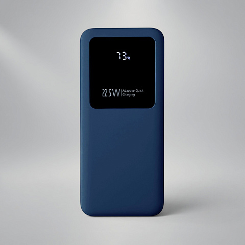 Внешний аккумулятор Kris soft touch, 10000mAh (Тёмно-синий)