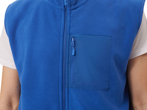 Жилет флисовый Trondheim унисекс, синий классический - рис 9.