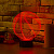 3D светильник Баскетбольный мяч - миниатюра - рис 2.