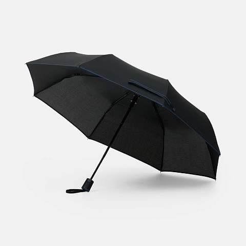 Зонт складной Edgeline, темно-синий - рис 2.