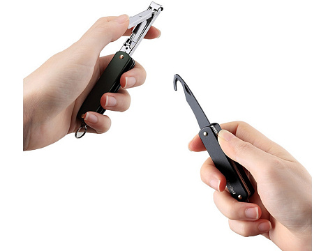Мультитул-книпсер Nextool Multi Functional Nail Clipper, черный, 6 функций - рис 3.