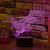 3D светильник Орел - миниатюра