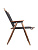 Стул MW02 складной, черный, темное дерево - миниатюра - рис 4.